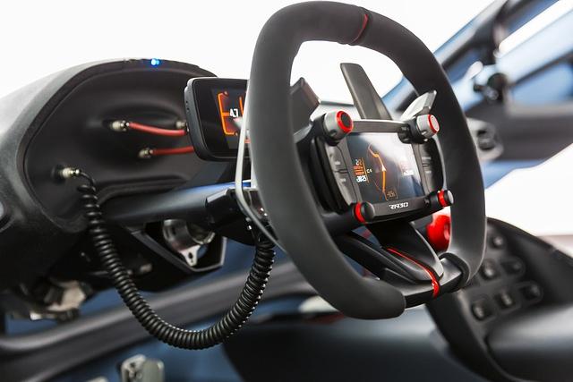 Das Cockpit des Hyundai RN30 mit Farbdisplay im Lenkrad
