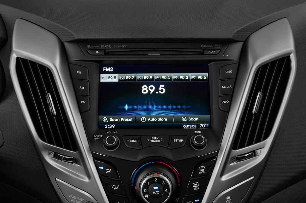 Hyundai Veloster (Baujahr 2011) Style 4 Türen Radio und Infotainmentsystem