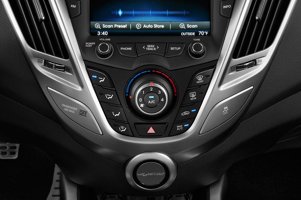 Hyundai Veloster (Baujahr 2011) Style 4 Türen Temperatur und Klimaanlage