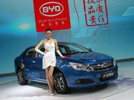 Messegirls auf der Automesse Peking 2012