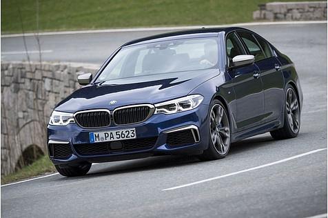 Der Allradantrieb des BMW M550i xDrive ist hecklastig ausgelegt