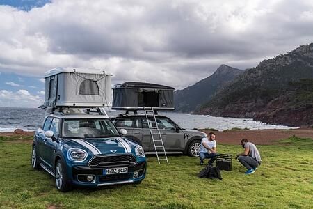 Mini Countryman Dachzelt - Oben mit Mini Countryman Dachzelt - Oben mit