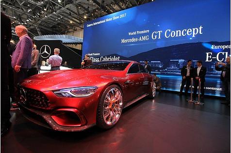 Mercedes AMG GT Concept - soll den Panamera angreifen