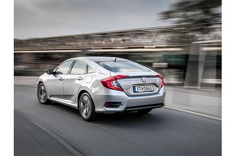 Bis zu 210 km/h ist der Honda Civic schnell.