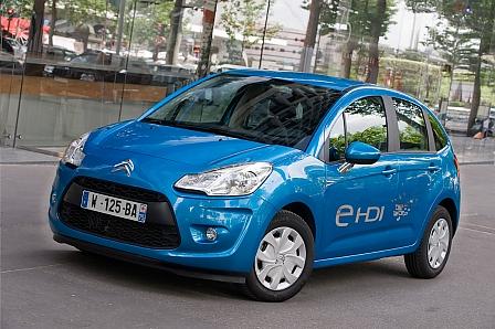 Citroen C3 e-HDI hat der Hersteller auch schon mal mit 
der neuen Technik vorgestellt.