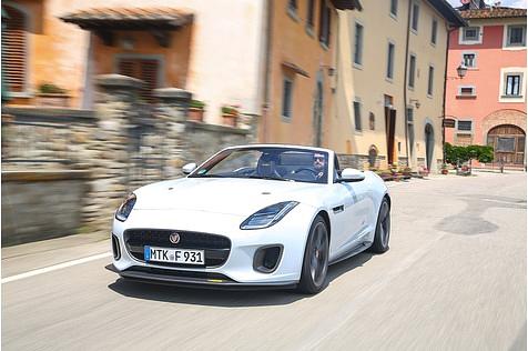 Jaguar F Type 400 Sport Cabrio AWD - offen wie geschlossen ein Spaßmacher