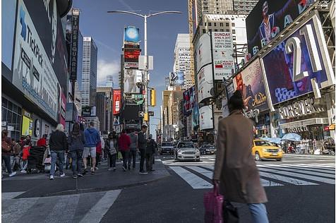 In der Blechlawine des turbulenten New York geht der Countryman fast unter