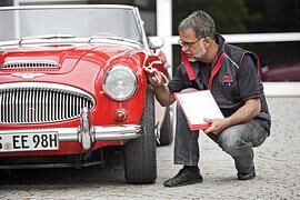 Oldtimer bei der HU - Klassiker in klasse Zustand