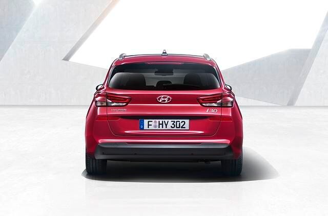 Die Heckleuchten des Hyundai i30 Kombi sind zweigeteilt