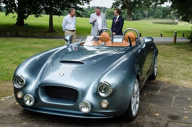 Die Front des Bristol Bullet erinnert ein wenig an den Volvo P1800 ES