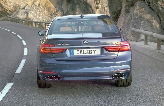 Trotz des brutalen Vortriebs ist der Sound des Alpina B7 vergleichsweise dezent