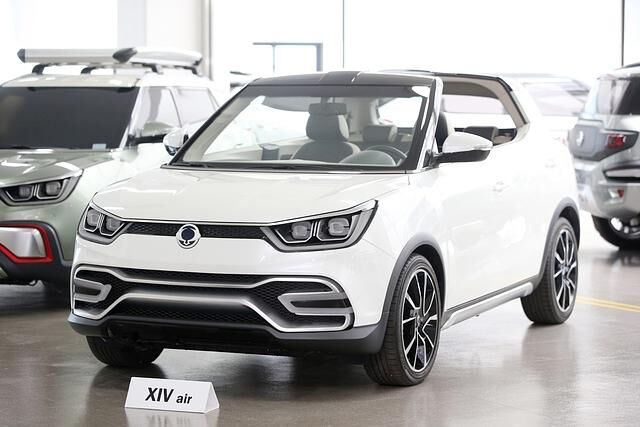 Auch ein Tivoli-Cabrio gibt es in den Hallen des Ssangyong-Designzentrums zu sehen