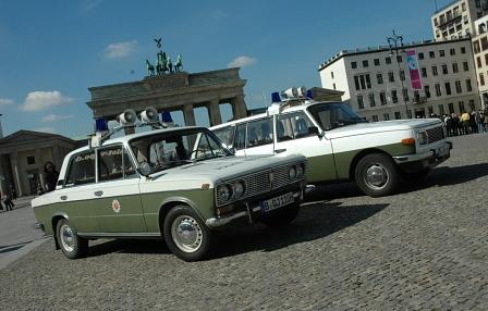 Lada und Wartburg Volkspolizei