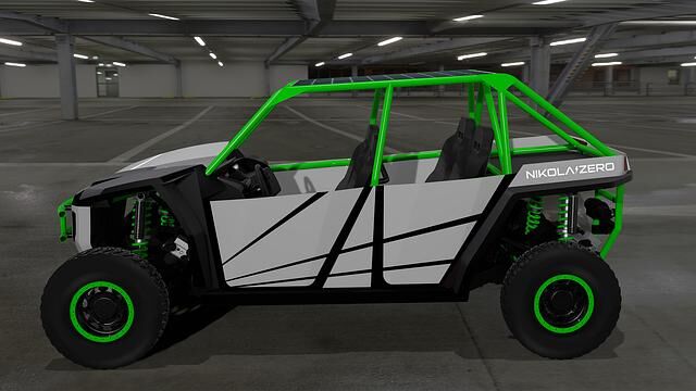 Das Buggy-artige Mini-Nutzfahrzeug Nikola Zero soll über 500 PS stark sein