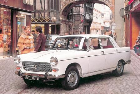 Peugeot 404 Werbung 1962