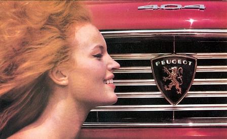 Peugeot 404 Werbung 1962