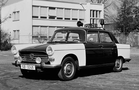 Peugeot 404 Polizei Saarland