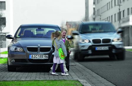 BMW Fußgängererkennung mit Notbremsung