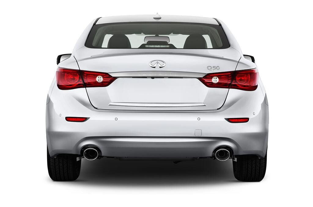 Infiniti Q50 Hybrid (Baujahr 2014) Hybrid 4 Türen Heckansicht