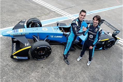 Formel E Saison 2017 - Sebastien Buemi (links) hat die Konkurrenz im Griff