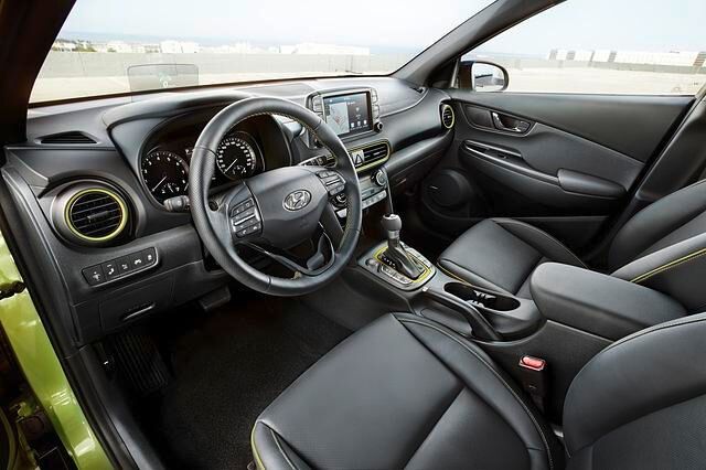 Als erster Hyundai lässt sich der Kona  mit einem Head-up-Display ausrüsten
