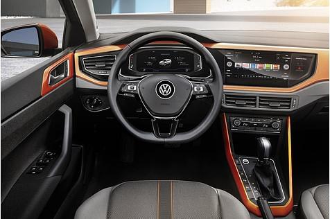 Das Cockpit des neuen VW Polo Generation VI 2017