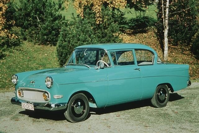 Opel 1200 als Basisversion des Olympia Rekord P1 ab 1959