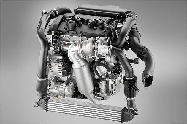 Laut Mini das effizienteste Triebwerk seiner Klasse: Der Cooper-S-Motor mit Twin-Scroll-Turboaufladung und 184 PS