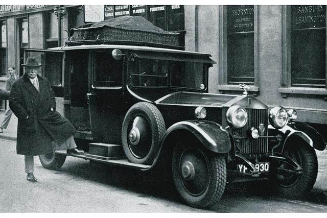 Rolls-Royce Phantom Serie 1 mit dem ehemaligen britischen Premierminister David Lloyd George 1933