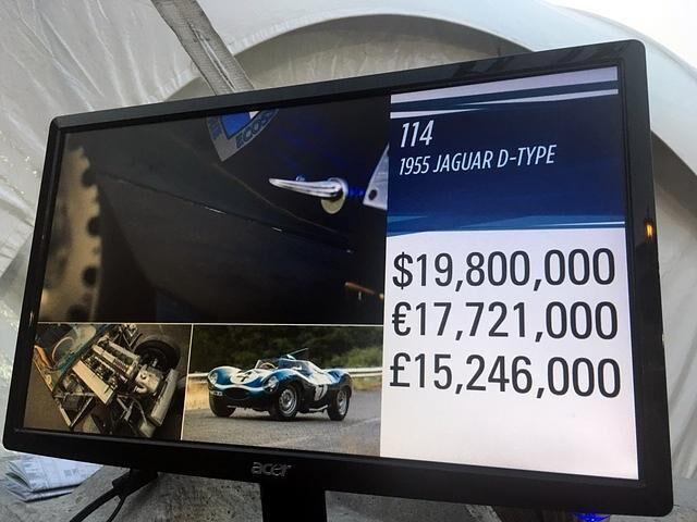 Der 1955 als LeMans-Sieger gefeierte Jaguar D-Type ist mit einem Transaktionspreis von 21,7 Millionen Dollar jetzt ganz amtlich das teuerste englische Auto aller Zeiten 