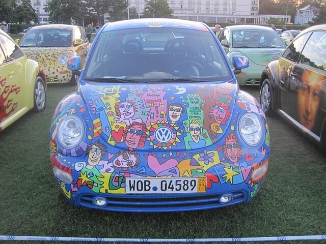 Bunt ist beim Beetle Trumpf