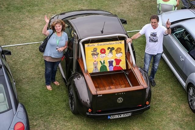 Der Beetle lässt sich auch zum Pick-up umbauen