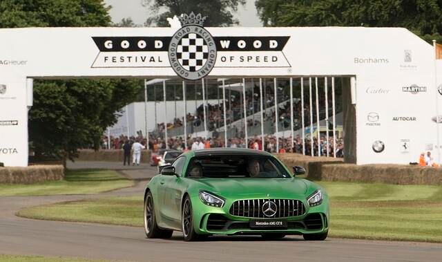 Der Mercedes-AMG hatte am Wochenende auch einen Auftritt beim Goodwood Festival of Speed