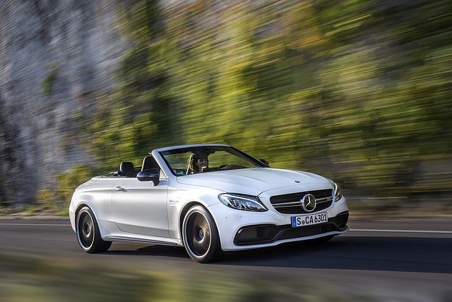 Extrem flott: Das Mercedes C-Klasse Cabriolet leistet in der AMG-Version 63 S 510 PS
