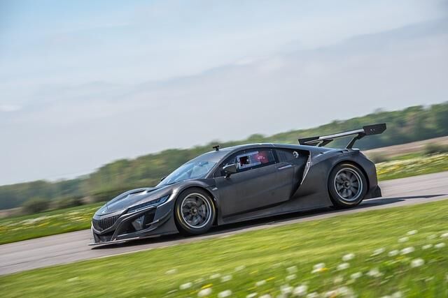 Der NSX GT3 bei Testfahrten in den USA