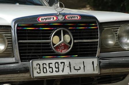 Mercedes W123 Sammeltaxi in Marokko