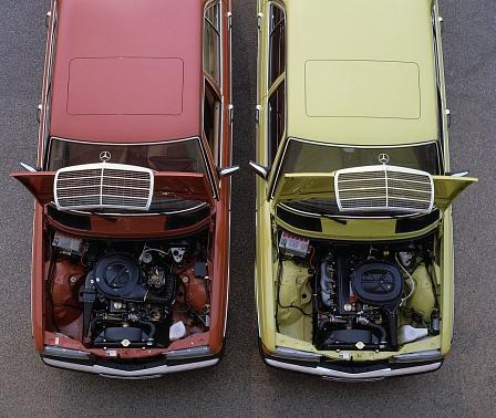 Mercedes W123 - 200 und 230 E (rechts)
