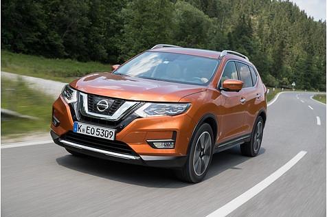 Die Front des Nissan X-Trail 1.6 dCi ist leicht verändert