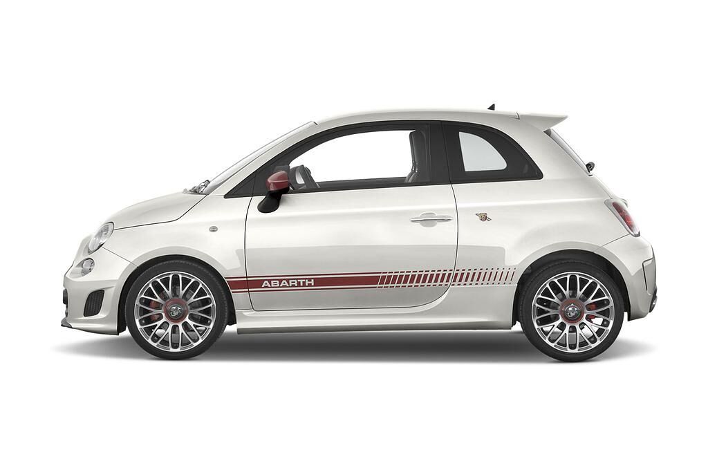 FIAT 500 (Baujahr 2010) Abarth 3 Türen Seitenansicht