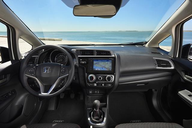 Der Innenraum des Honda Jazz bleibt zum Modelljahr 2018 weitgehend unverändert