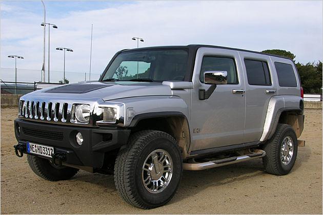 Der Hummer H3 sorgt überall für einen starken Auftritt