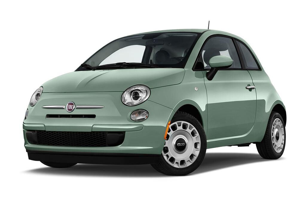 FIAT 500 (Baujahr 2014) Pop 3 Türen seitlich vorne mit Felge