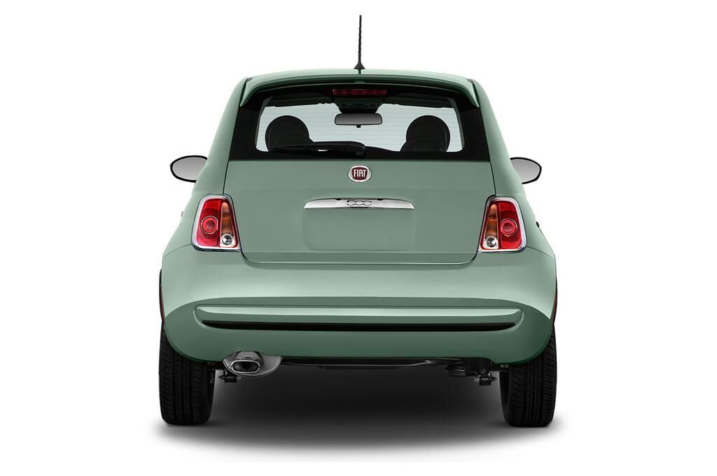 FIAT 500 (Baujahr 2014) Pop 3 Türen Heckansicht