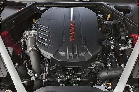 Kia Stinger GT4 AWD - der 3,3 Liter Turbo-V6 leistet 276 kW / 370 PS