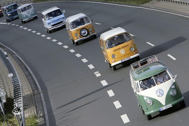 Bullis in der Steilkurve