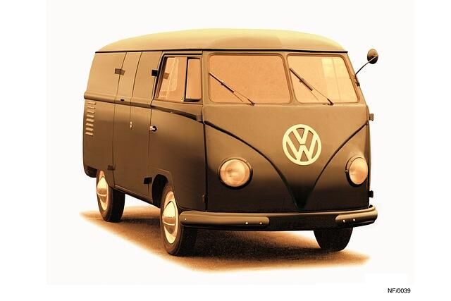 Ein Prototyp des VW Transporter von 1949