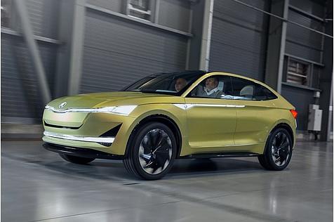 Skoda Vision E - die Serienversion wird mit 144 und 306 PS verfügbar sein