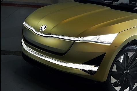 Skoda Vision E - die Front wurde leicht verändert