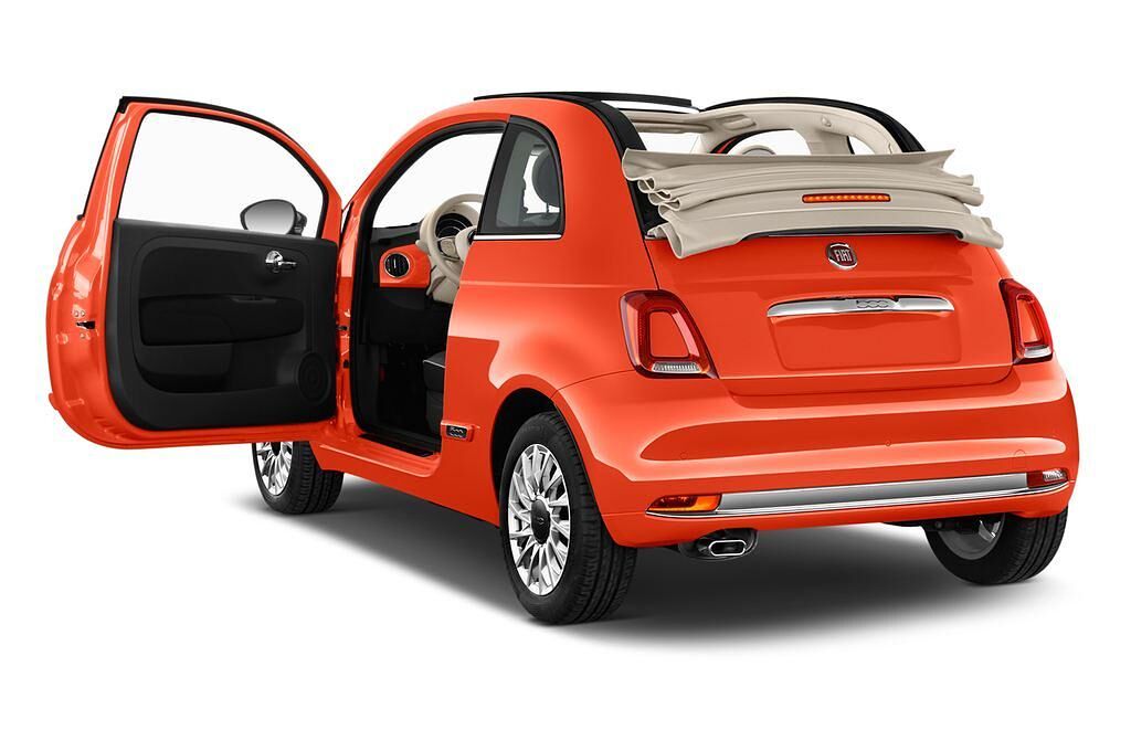FIAT 500 Cabrio (Baujahr 2016) Lounge 2 Türen Tür geöffnet