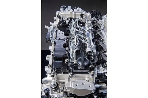 Mazda 3 Skyactiv X - über einen Kompressor wird der Druck im Zylinder erhöht